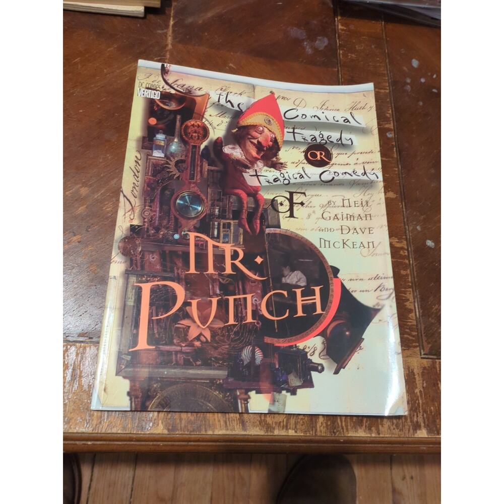 1994 - NEIl GAIMAN'S "MR. PUNCH" GRAPHIC NOVEL, DAVE McKEAN ART